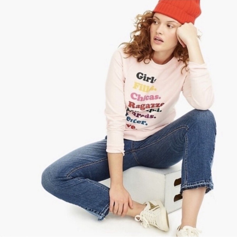 Custom tie-dye J.Crew girls Inc. crewneck xsmall one of a kind! - Picture 2 of 10
